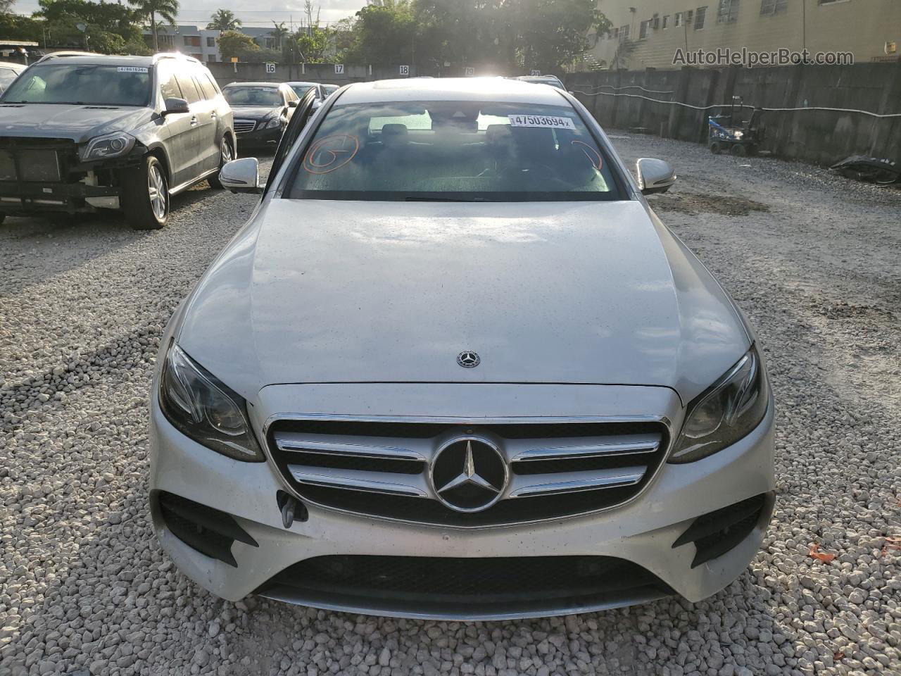 2019 Mercedes-benz E 300 Silver vin: WDDZF4JB8KA516252