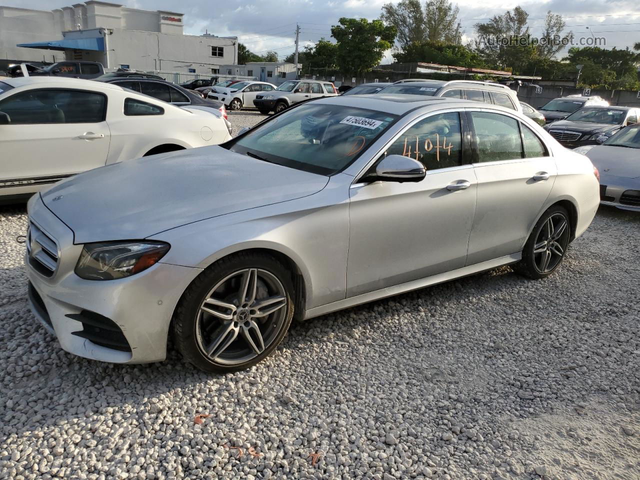 2019 Mercedes-benz E 300 Silver vin: WDDZF4JB8KA516252