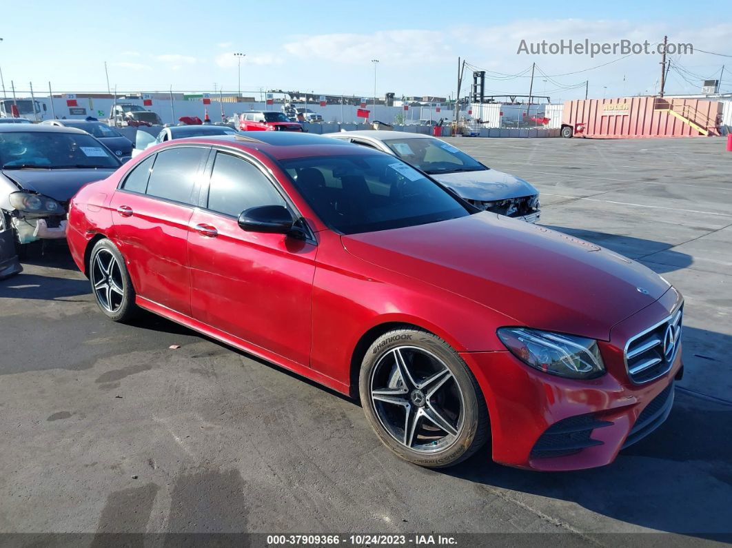 2019 Mercedes-benz E-class E 300 Red vin: WDDZF4JB8KA527090