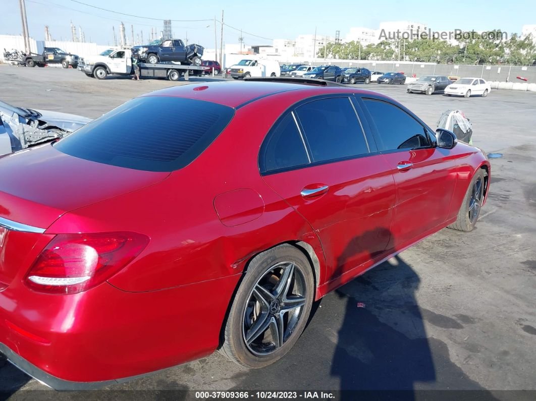 2019 Mercedes-benz E-class E 300 Red vin: WDDZF4JB8KA527090