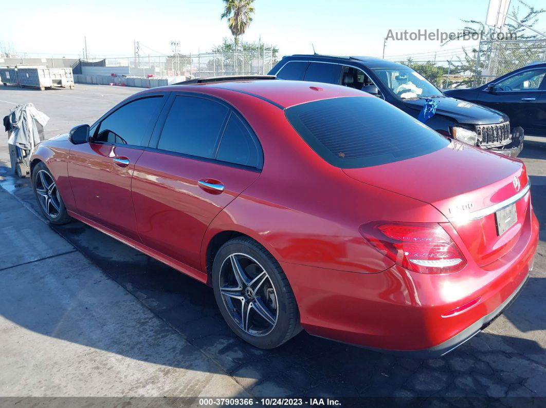 2019 Mercedes-benz E-class E 300 Red vin: WDDZF4JB8KA527090