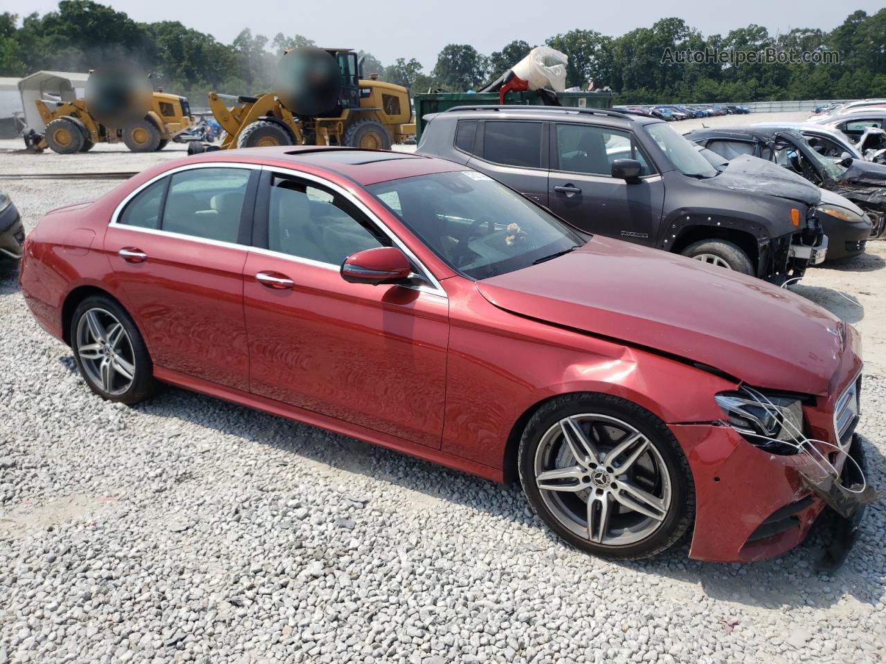 2019 Mercedes-benz E 300 Красный vin: WDDZF4JB8KA579108