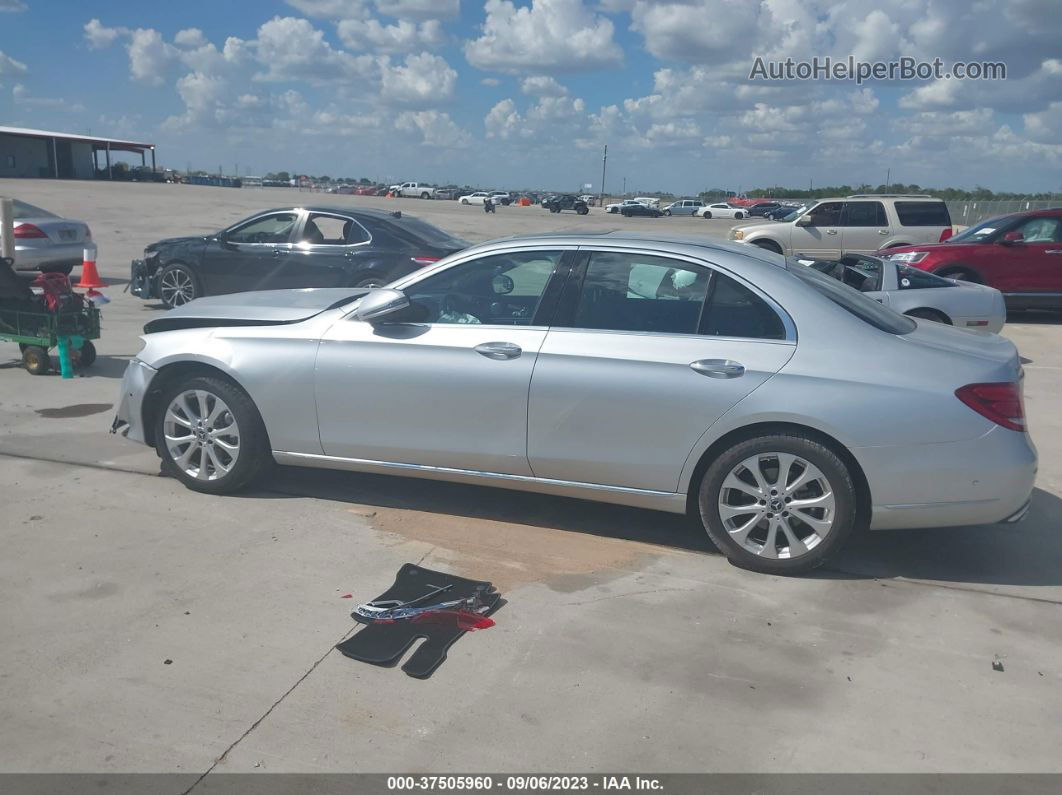 2019 Mercedes-benz E-class E 300 Silver vin: WDDZF4JB9KA489868