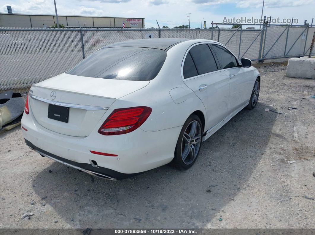 2019 Mercedes-benz E-class E 300 White vin: WDDZF4JB9KA574709