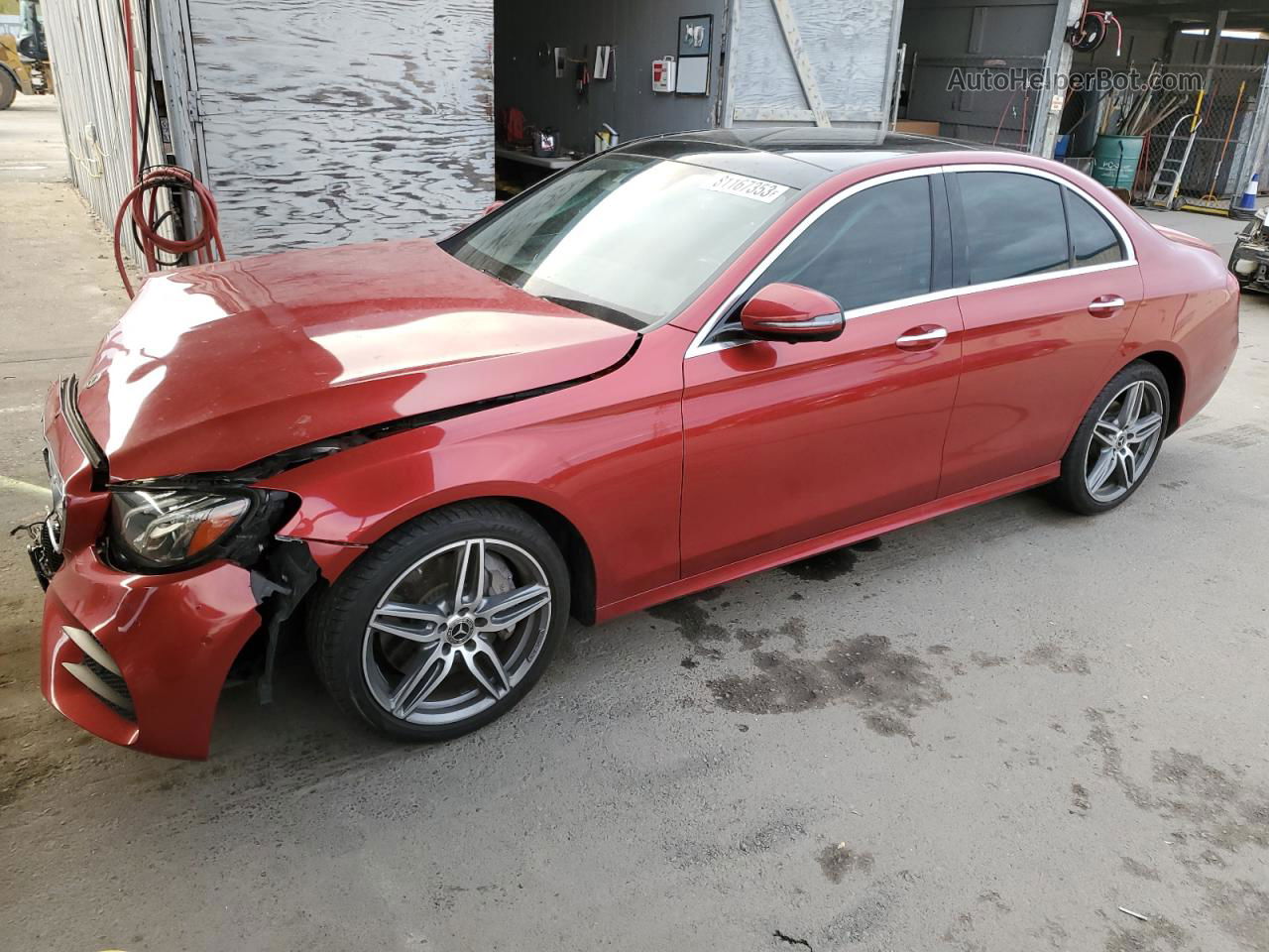 2019 Mercedes-benz E 300 Red vin: WDDZF4JBXKA504930