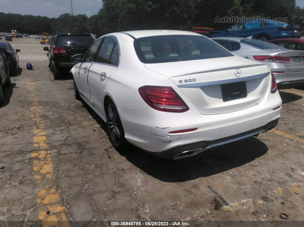 2019 Mercedes-benz E-class E 300 White vin: WDDZF4JBXKA516446