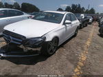 2019 Mercedes-benz E-class E 300 White vin: WDDZF4JBXKA516446