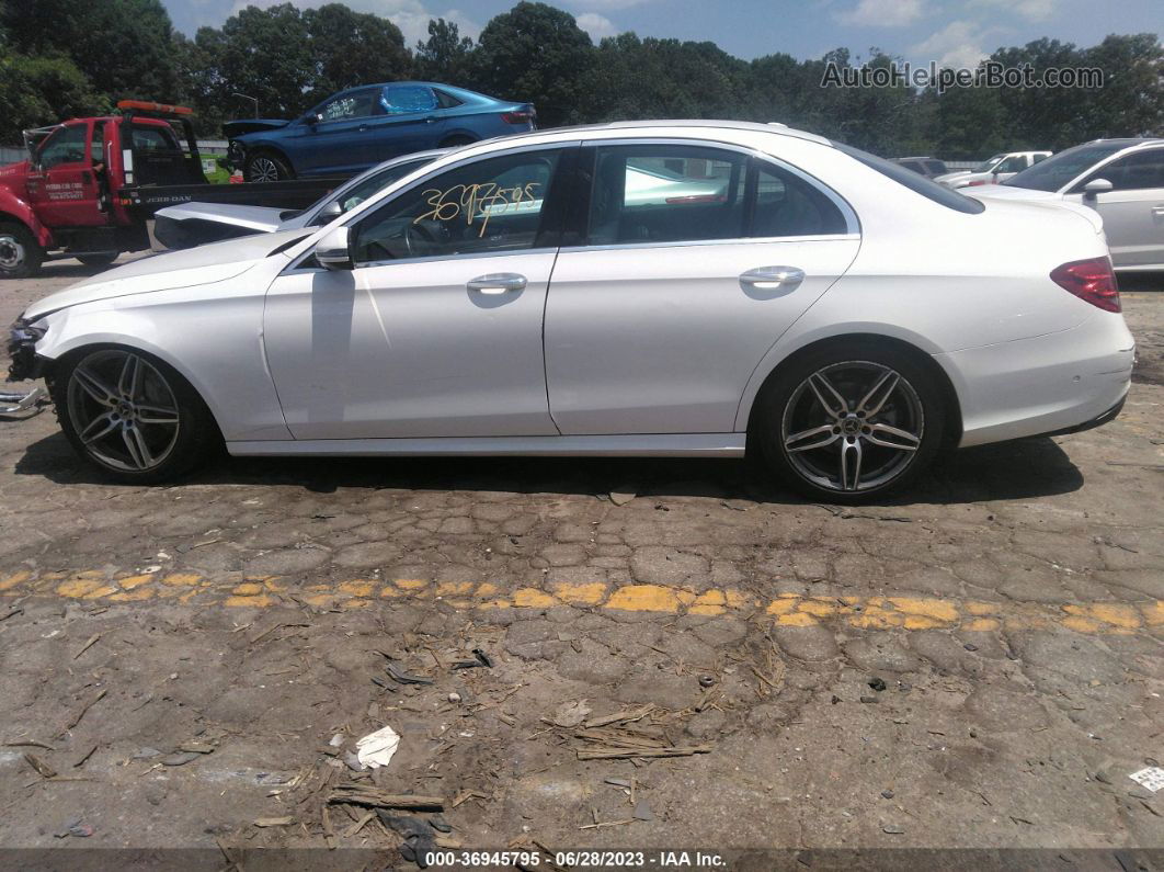 2019 Mercedes-benz E-class E 300 White vin: WDDZF4JBXKA516446