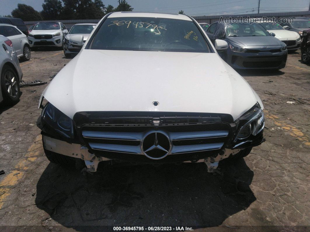 2019 Mercedes-benz E-class E 300 White vin: WDDZF4JBXKA516446