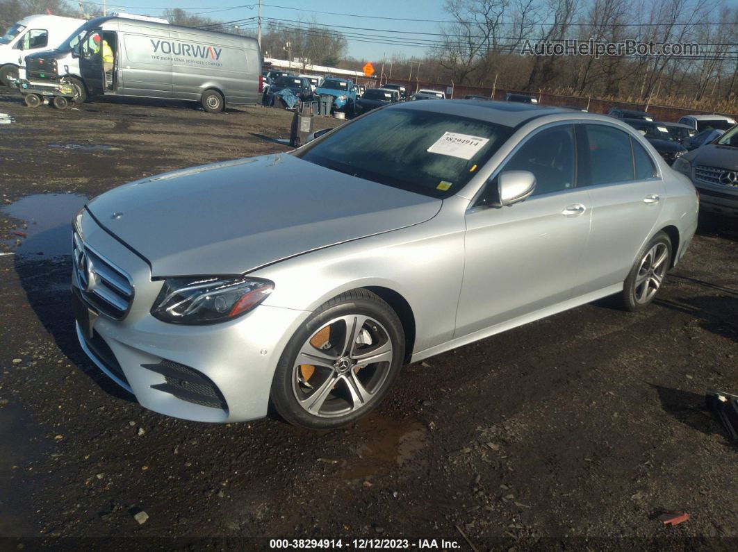 2019 Mercedes-benz E 300 4matic Silver vin: WDDZF4KB0KA512324