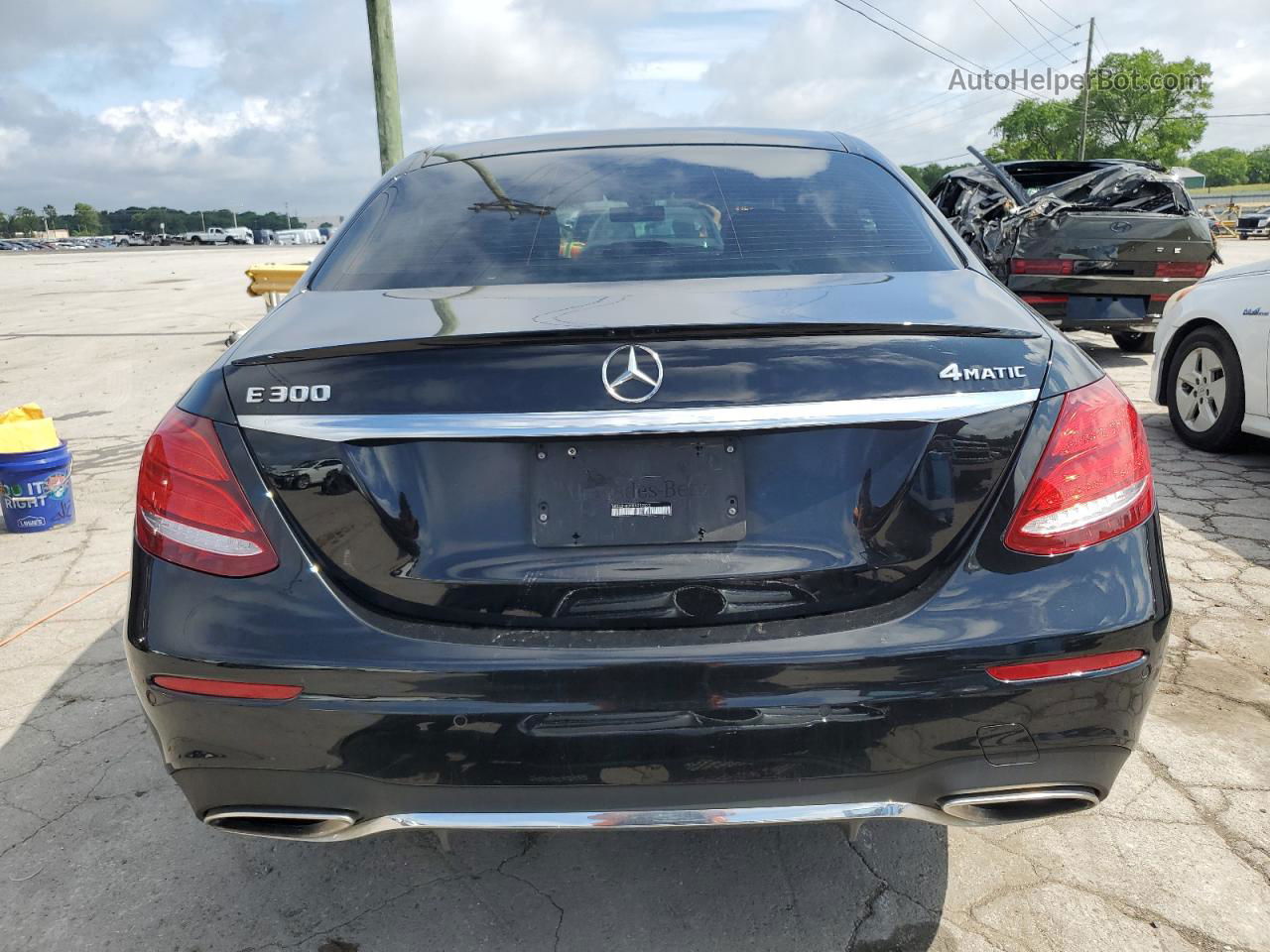 2019 Mercedes-benz E 300 4matic Black vin: WDDZF4KB0KA552872