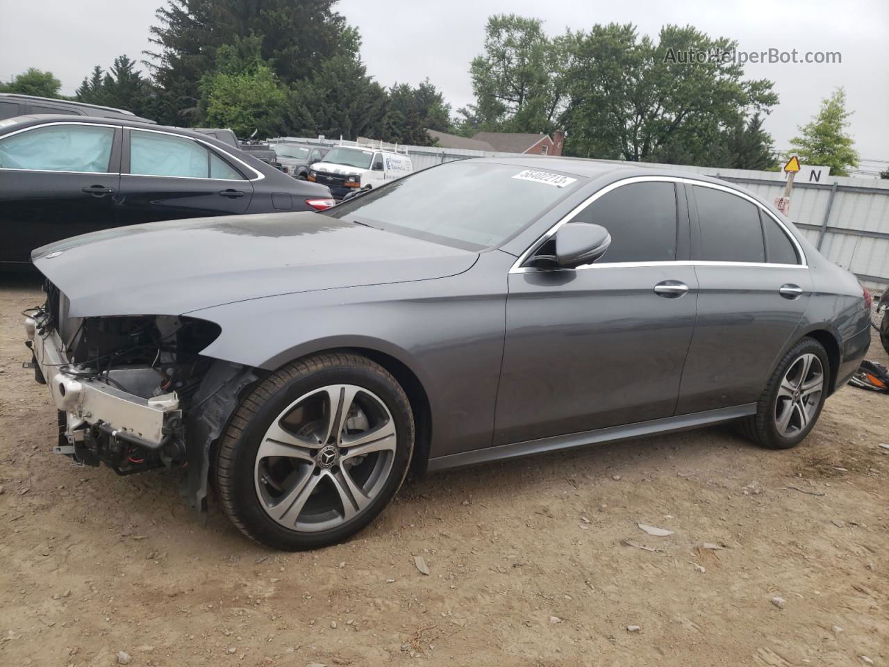 2019 Mercedes-benz E 300 4matic Gray vin: WDDZF4KB0KA594040