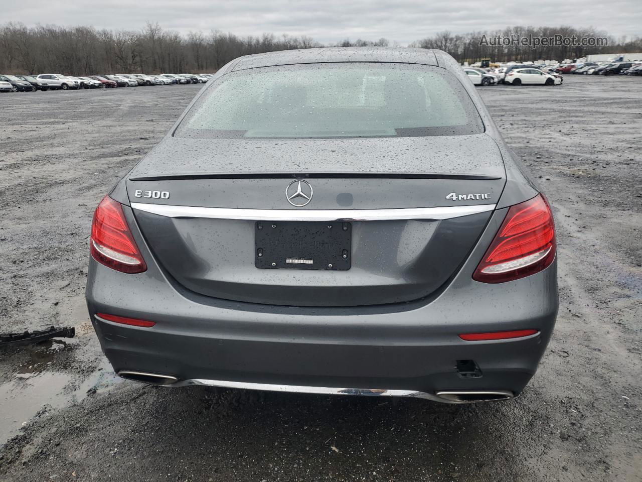 2019 Mercedes-benz E 300 4matic Gray vin: WDDZF4KB0KA614884