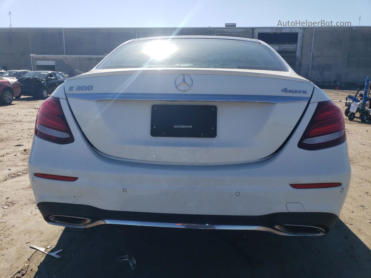 2019 Mercedes-benz E 300 4matic White vin: WDDZF4KB0KA649926