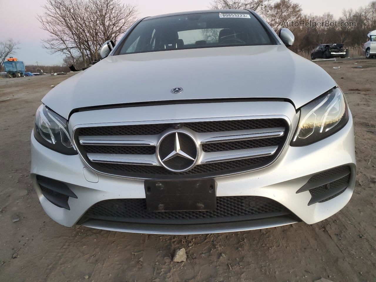 2019 Mercedes-benz E 300 4matic Silver vin: WDDZF4KB1KA566358