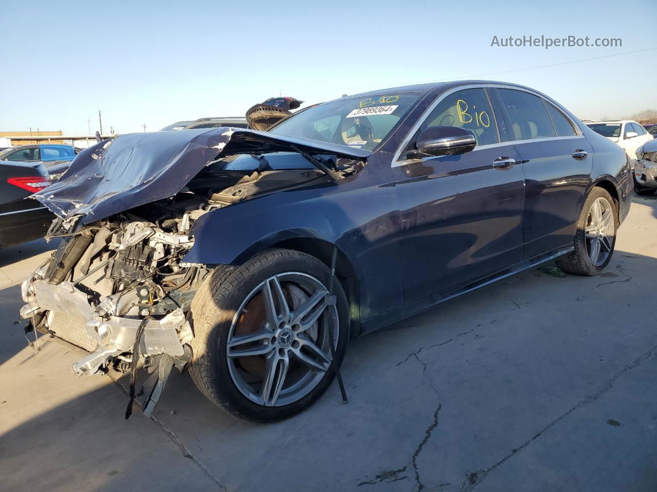 2019 Mercedes-benz E 300 4matic Blue vin: WDDZF4KB1KA632892