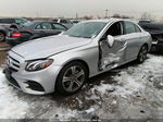 2019 Mercedes-benz E 300 4matic Silver vin: WDDZF4KB2KA506542