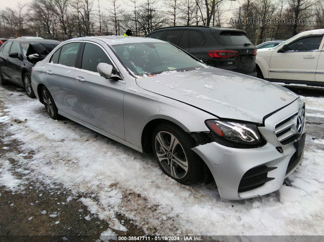 2019 Mercedes-benz E 300 4matic Серебряный vin: WDDZF4KB2KA506542