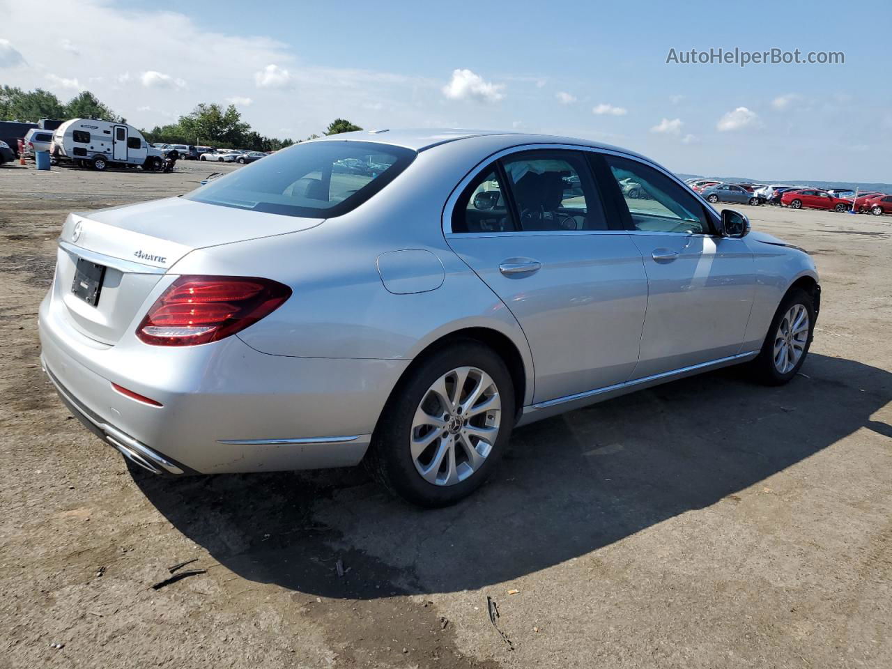 2019 Mercedes-benz E 300 4matic Silver vin: WDDZF4KB2KA615387