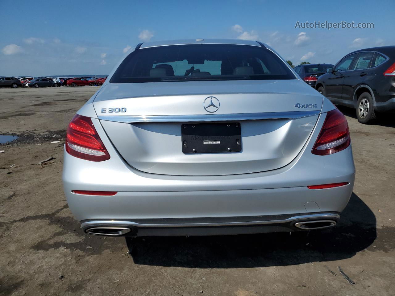 2019 Mercedes-benz E 300 4matic Silver vin: WDDZF4KB2KA615387