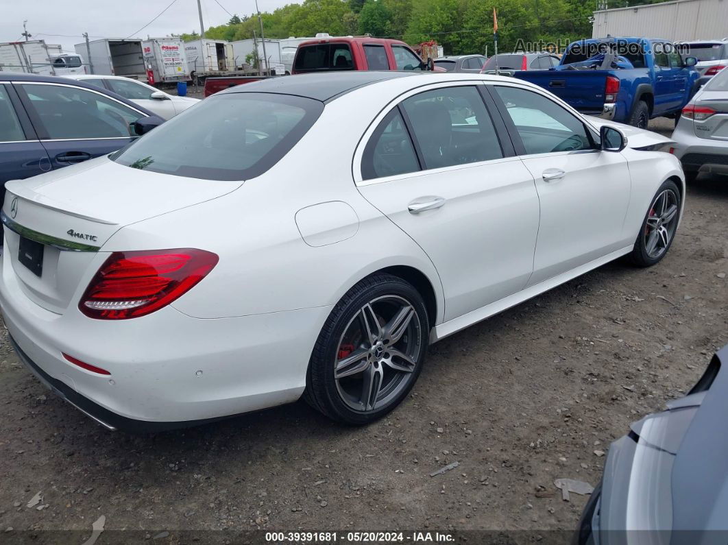 2019 Mercedes-benz E 300 4matic White vin: WDDZF4KB2KA676609