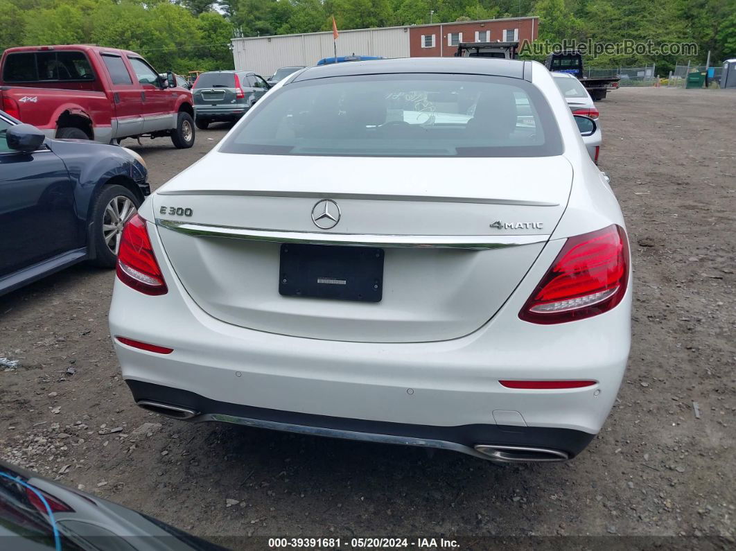 2019 Mercedes-benz E 300 4matic White vin: WDDZF4KB2KA676609