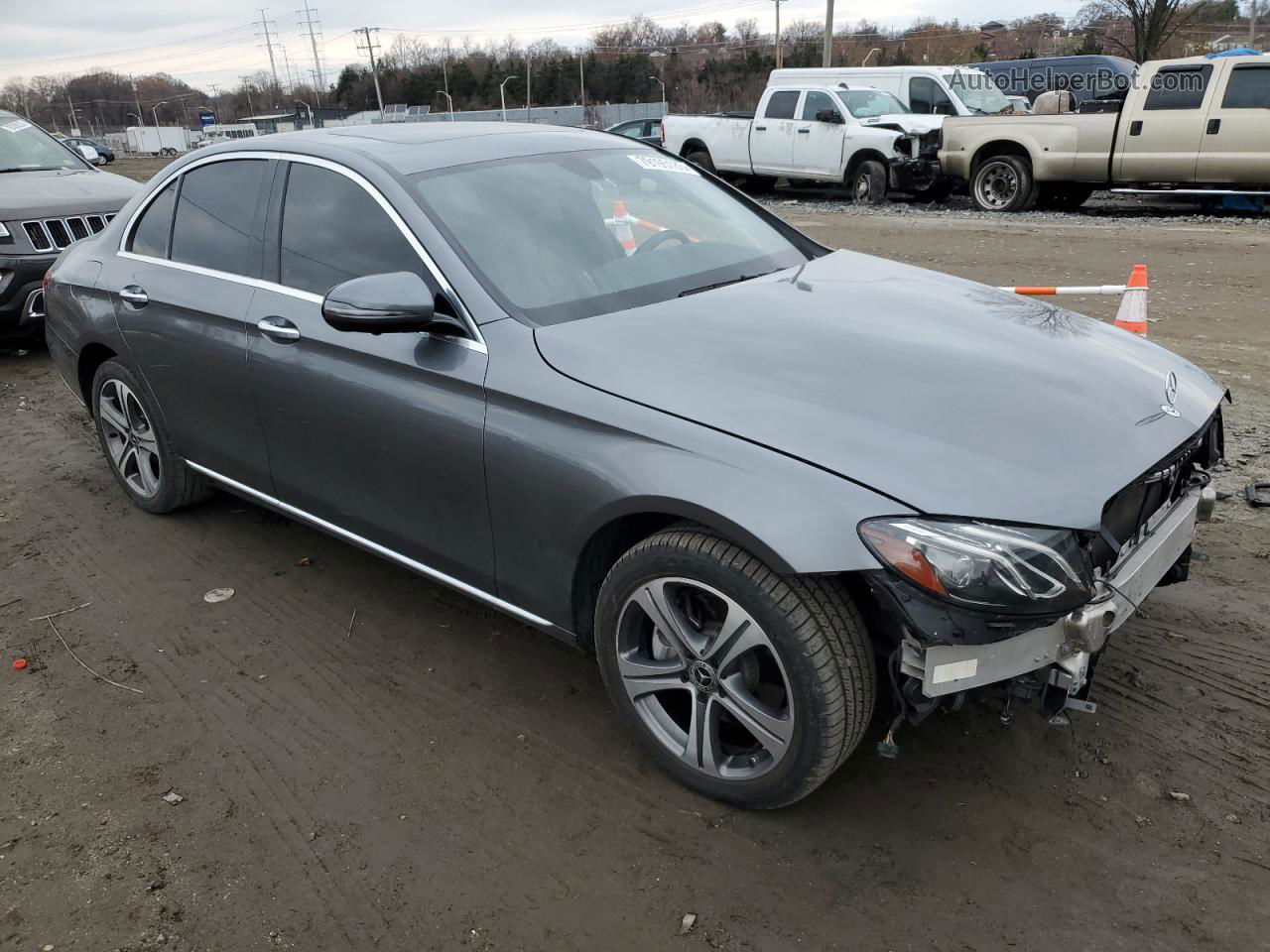 2019 Mercedes-benz E 300 4matic Gray vin: WDDZF4KB2KA688002