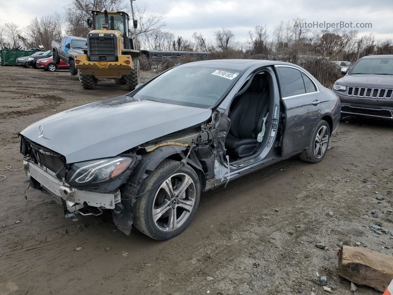 2019 Mercedes-benz E 300 4matic Серый vin: WDDZF4KB2KA688002