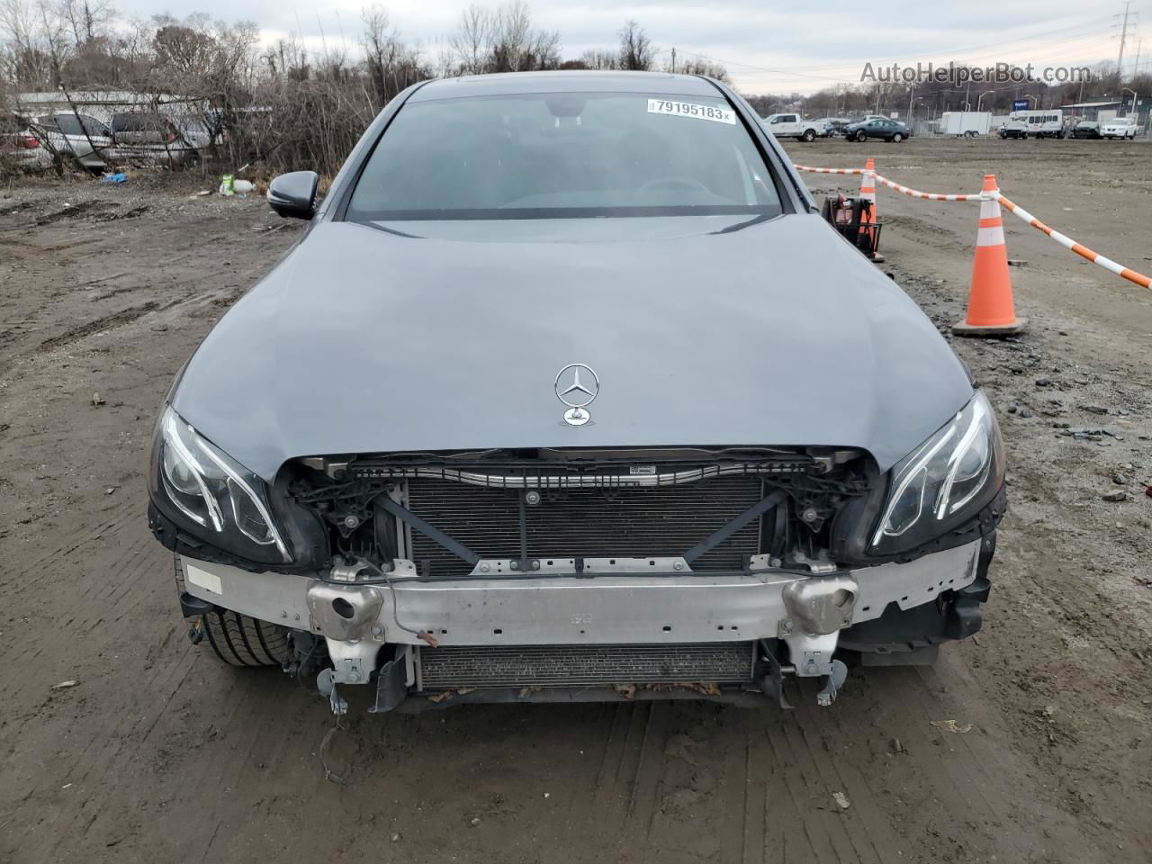 2019 Mercedes-benz E 300 4matic Gray vin: WDDZF4KB2KA688002