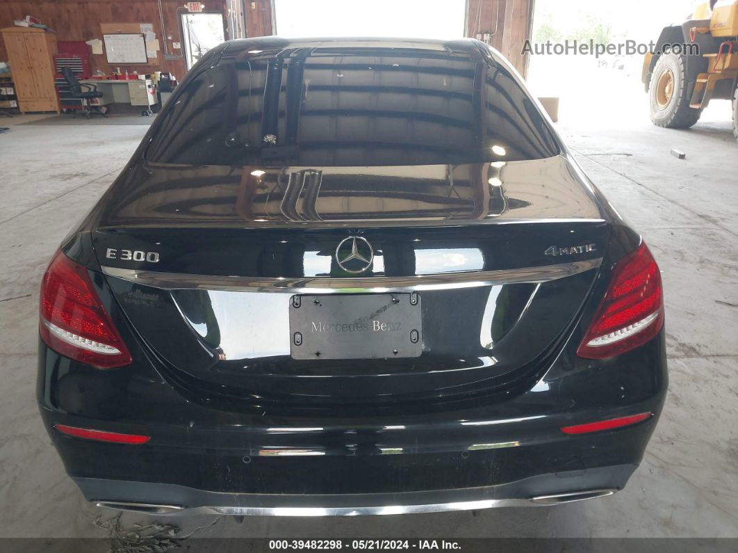 2019 Mercedes-benz E 300 4matic Black vin: WDDZF4KB3KA489007