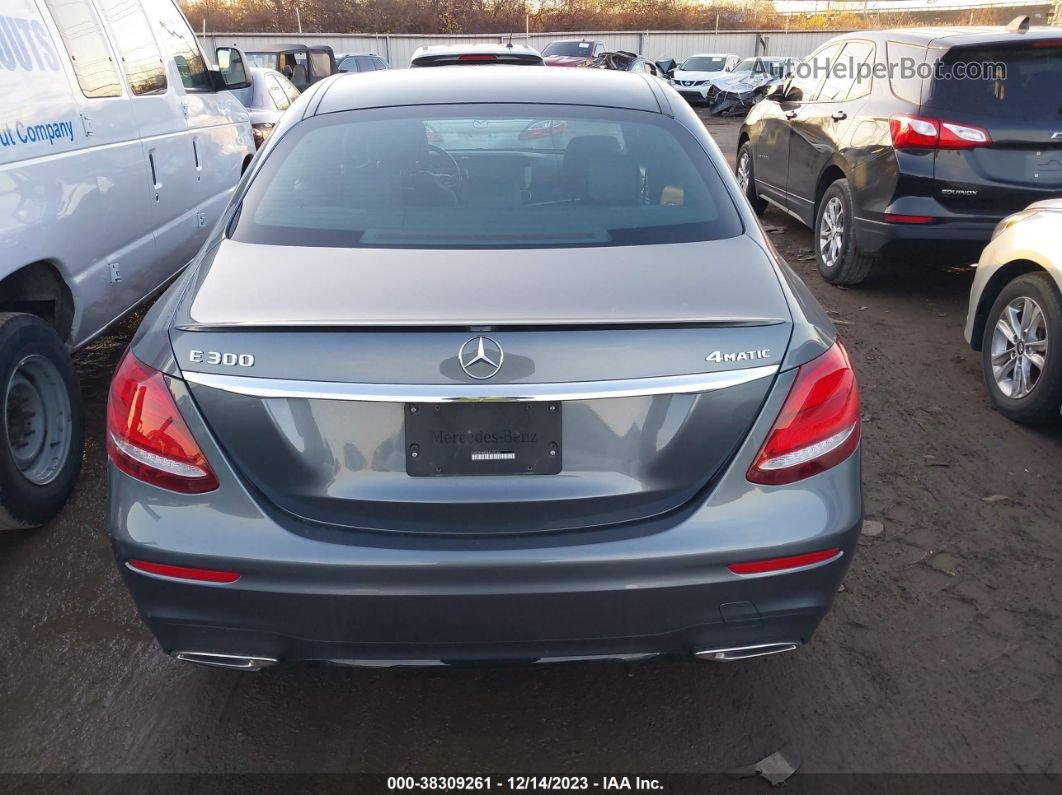 2019 Mercedes-benz E 300 4matic Gray vin: WDDZF4KB3KA535189