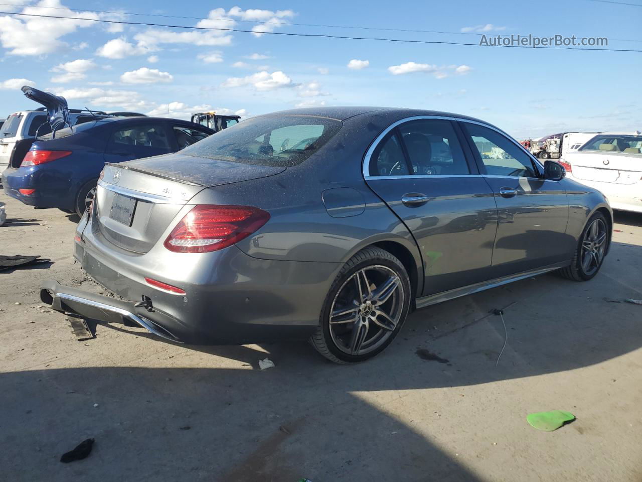 2019 Mercedes-benz E 300 4matic Charcoal vin: WDDZF4KB3KA556690