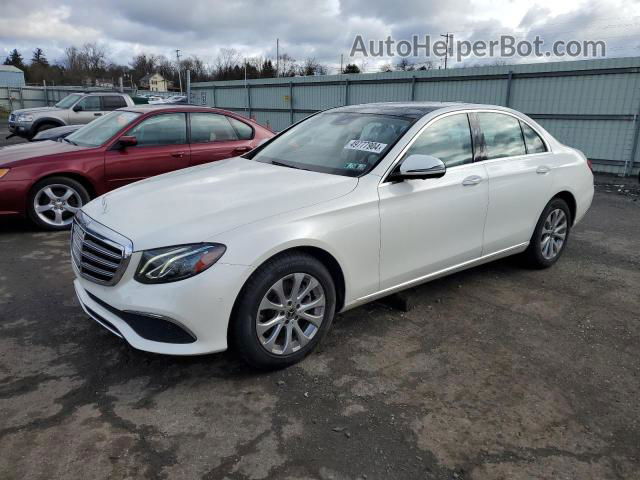 2019 Mercedes-benz E 300 4matic White vin: WDDZF4KB3KA602082