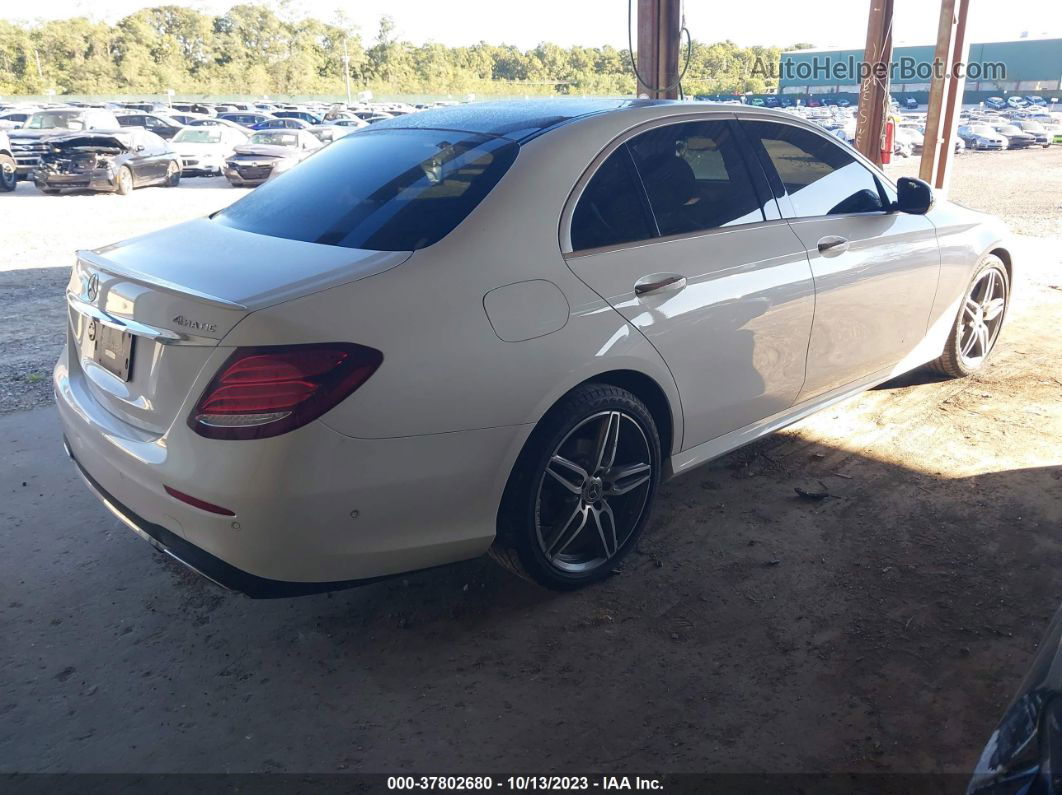 2019 Mercedes-benz E 300 4matic White vin: WDDZF4KB3KA620646