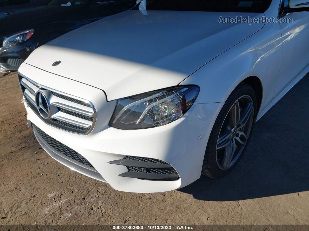 2019 Mercedes-benz E 300 4matic White vin: WDDZF4KB3KA620646