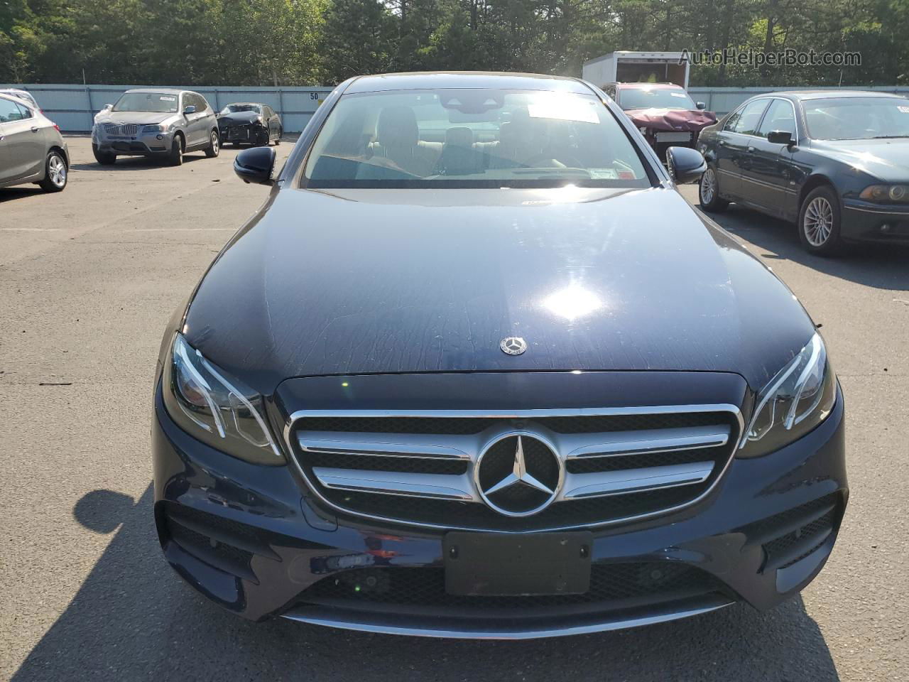 2019 Mercedes-benz E 300 4matic Blue vin: WDDZF4KB3KA656725