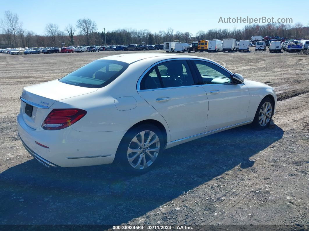 2019 Mercedes-benz E 300 4matic White vin: WDDZF4KB4KA515887