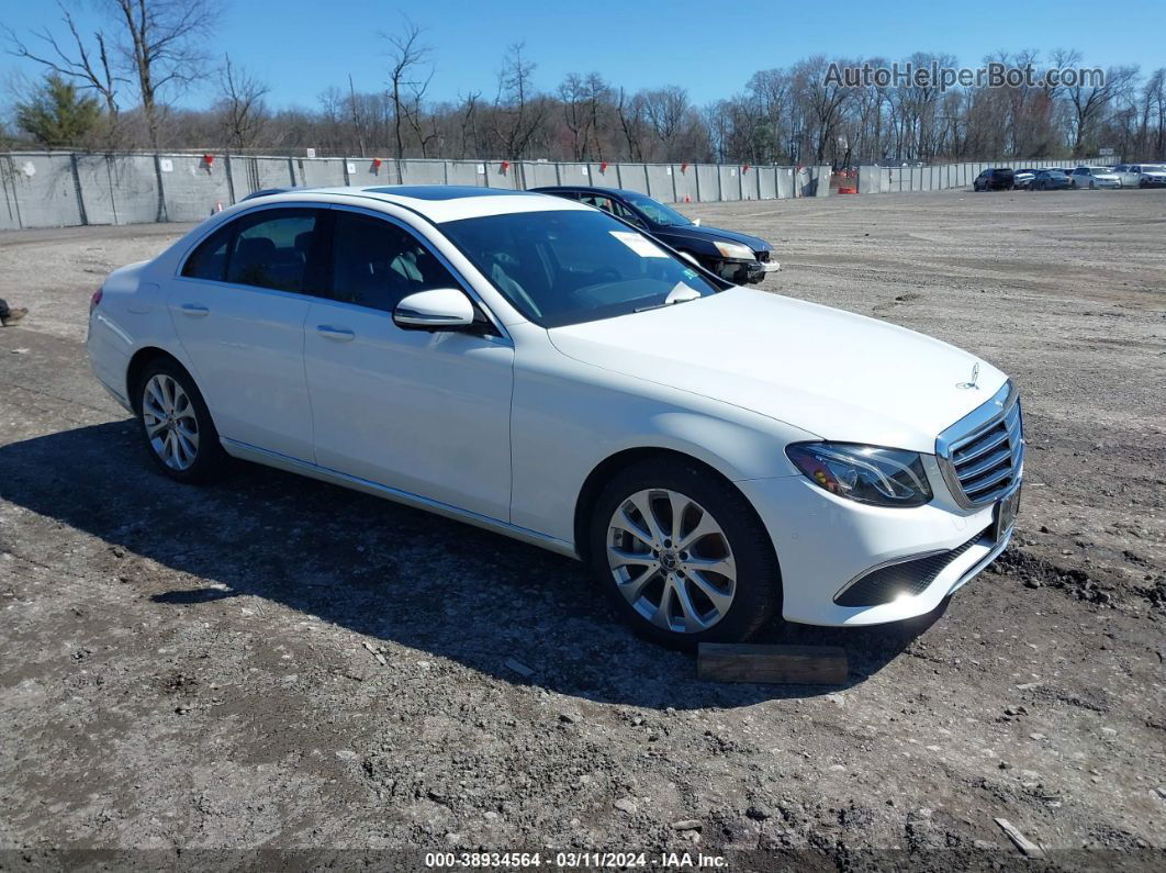 2019 Mercedes-benz E 300 4matic White vin: WDDZF4KB4KA515887