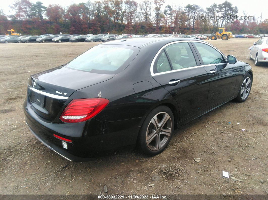 2019 Mercedes-benz E 300 4matic Черный vin: WDDZF4KB4KA516182