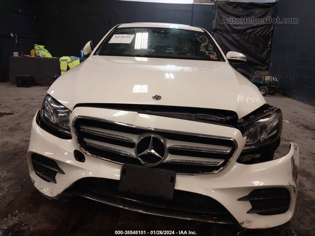 2019 Mercedes-benz E 300 4matic White vin: WDDZF4KB4KA577287