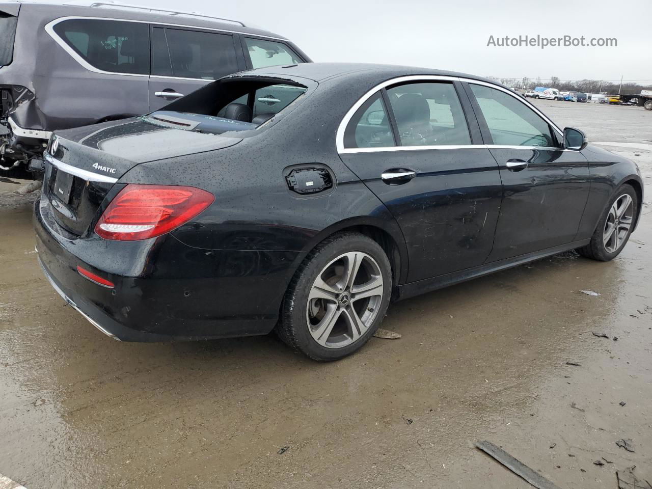 2019 Mercedes-benz E 300 4matic Black vin: WDDZF4KB4KA631543