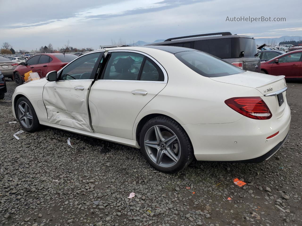 2019 Mercedes-benz E 300 4matic White vin: WDDZF4KB4KA670794