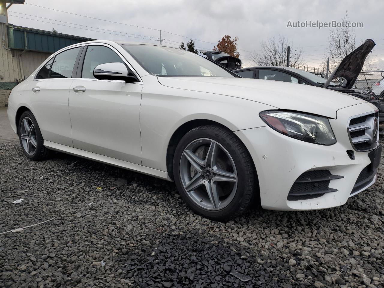 2019 Mercedes-benz E 300 4matic White vin: WDDZF4KB4KA670794