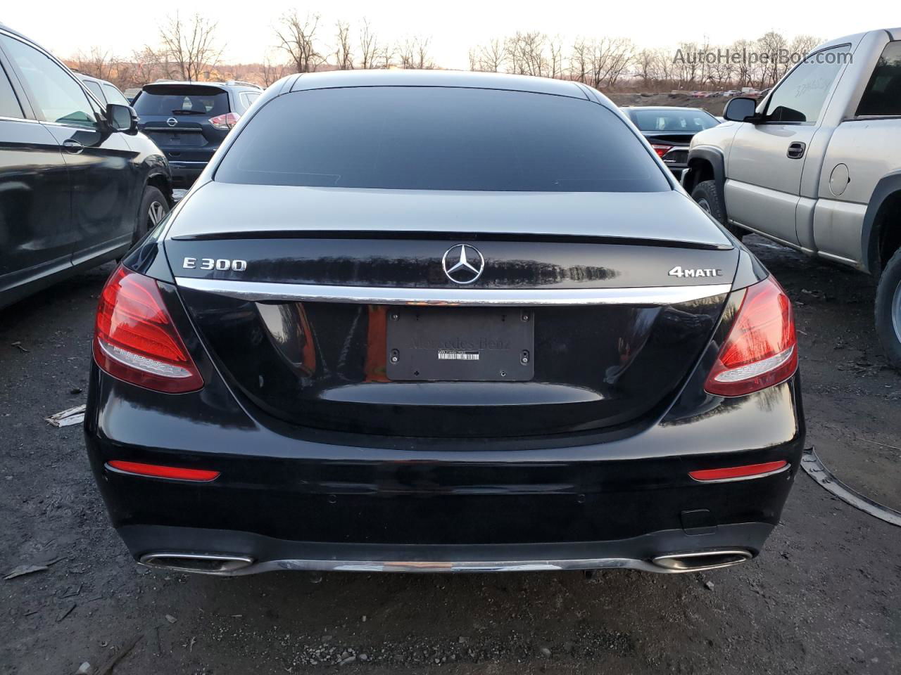 2019 Mercedes-benz E 300 4matic Black vin: WDDZF4KB5KA509774