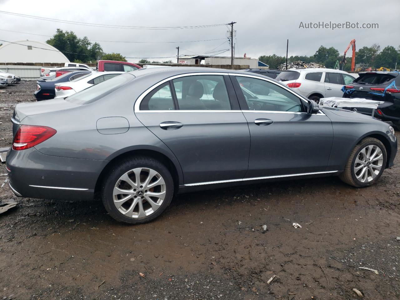 2019 Mercedes-benz E 300 4matic Gray vin: WDDZF4KB5KA510570