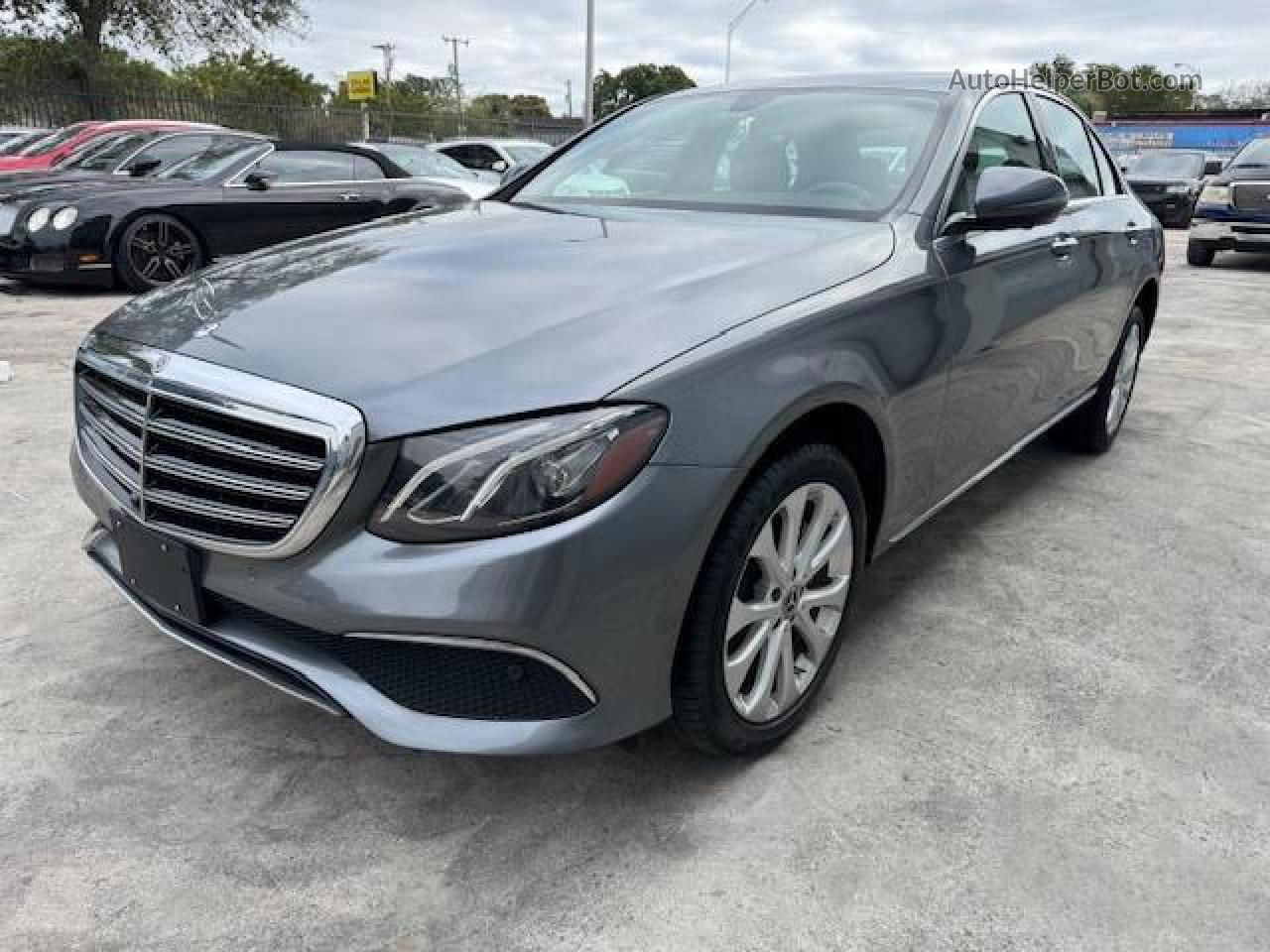 2019 Mercedes-benz E 300 4matic Gray vin: WDDZF4KB5KA510570