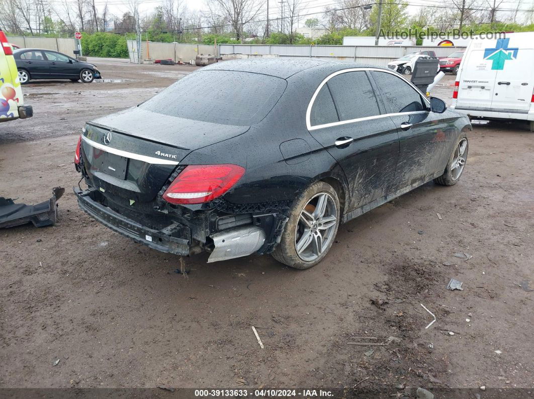 2019 Mercedes-benz E 300 4matic Black vin: WDDZF4KB5KA582076