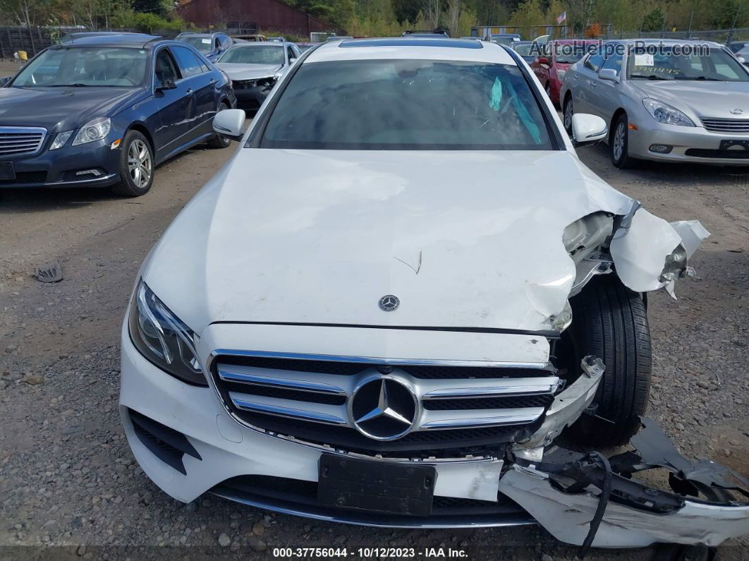 2019 Mercedes-benz E 300 4matic White vin: WDDZF4KB5KA583387