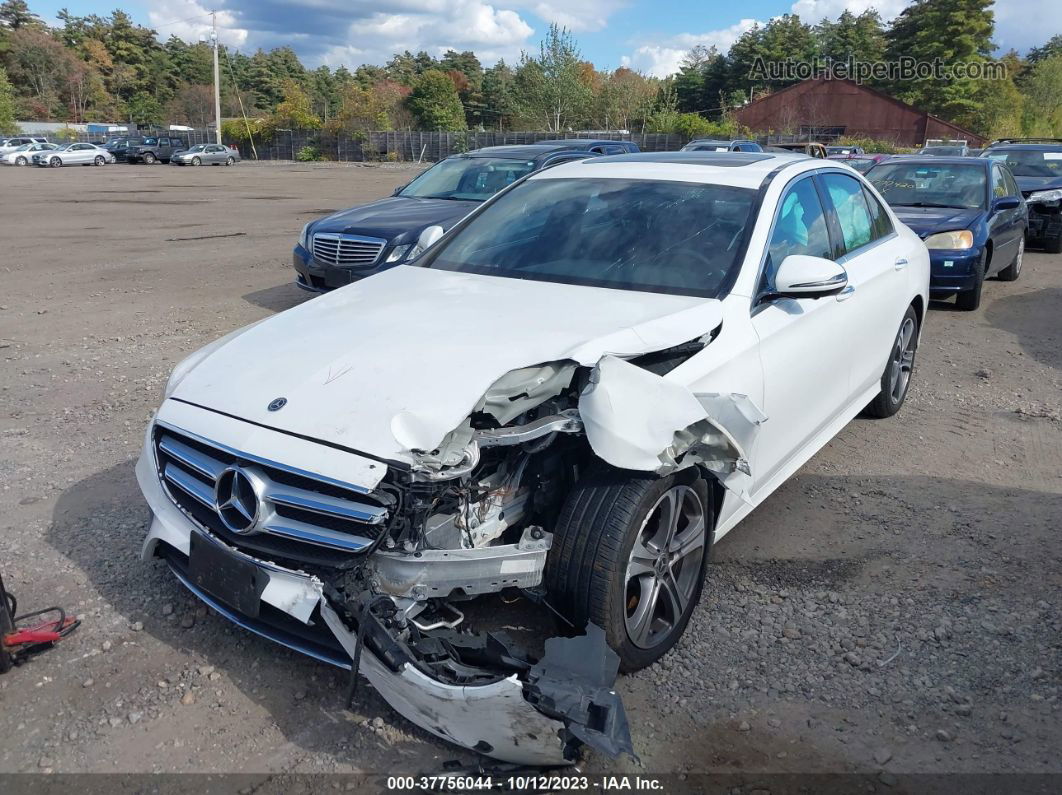 2019 Mercedes-benz E 300 4matic White vin: WDDZF4KB5KA583387