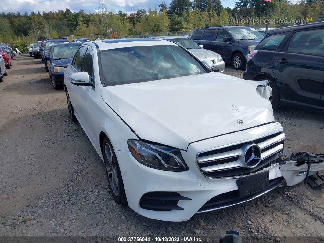 2019 Mercedes-benz E 300 4matic White vin: WDDZF4KB5KA583387